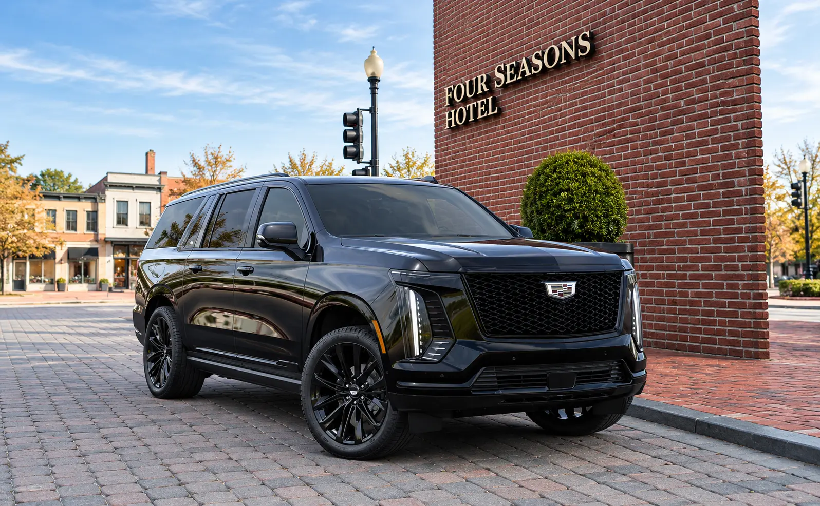 Chauffeur-driven luxury vehicle for 7Limo Jersey City limo service