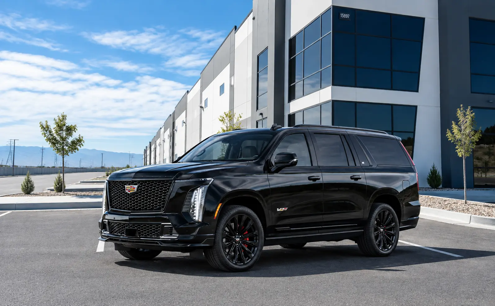 Chauffeur-driven luxury vehicle for 7Limo Las Vegas limo service