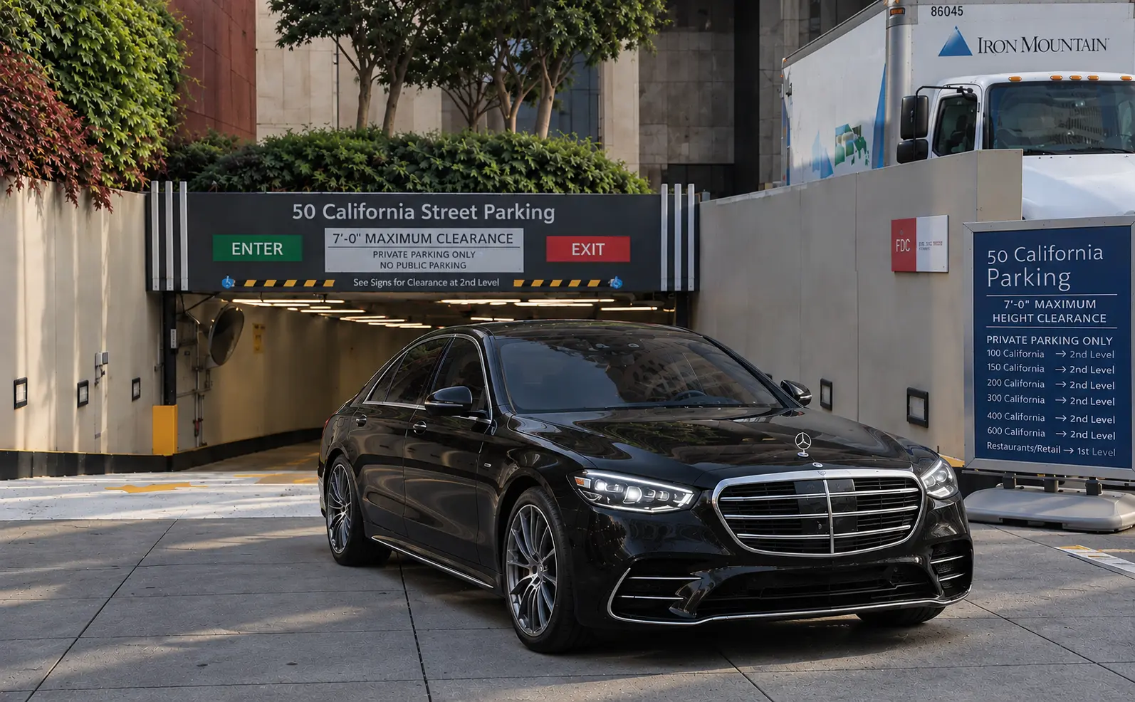 Chauffeur-driven luxury vehicle for 7Limo ATL Airport limo service