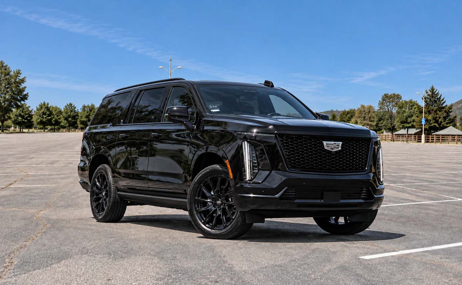 Luxury chauffeur-driven car for Santa Clarita limo service